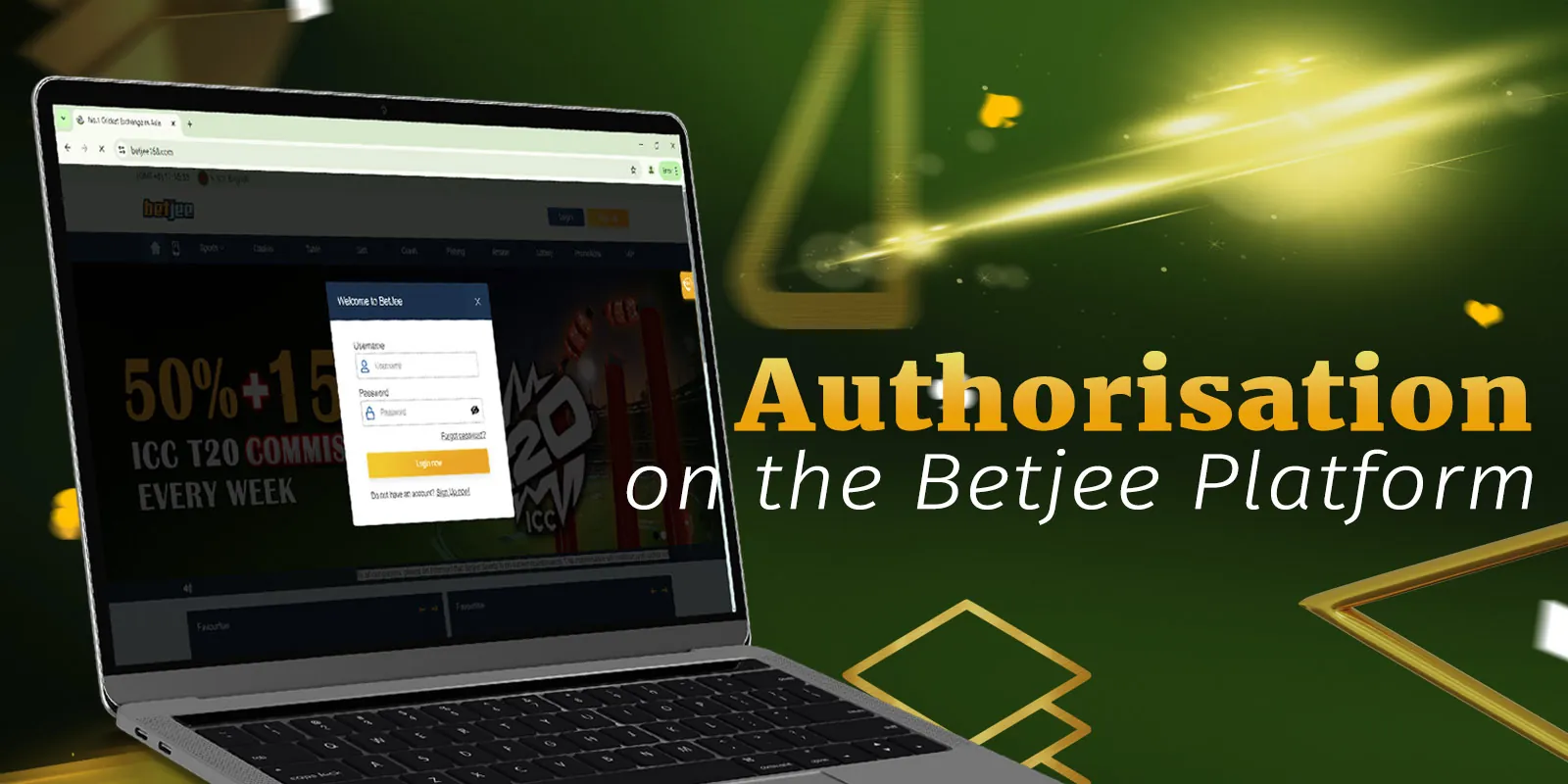 Signing in to your Betjee account