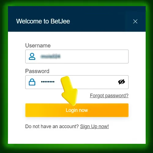 Log in to your account