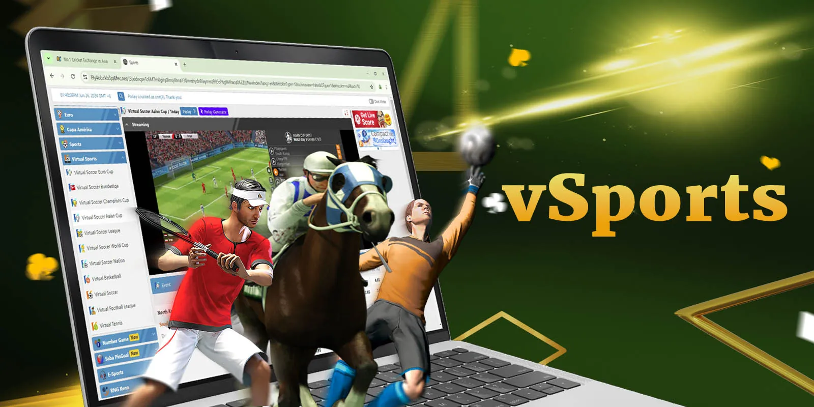 Place your bets on virtual sports