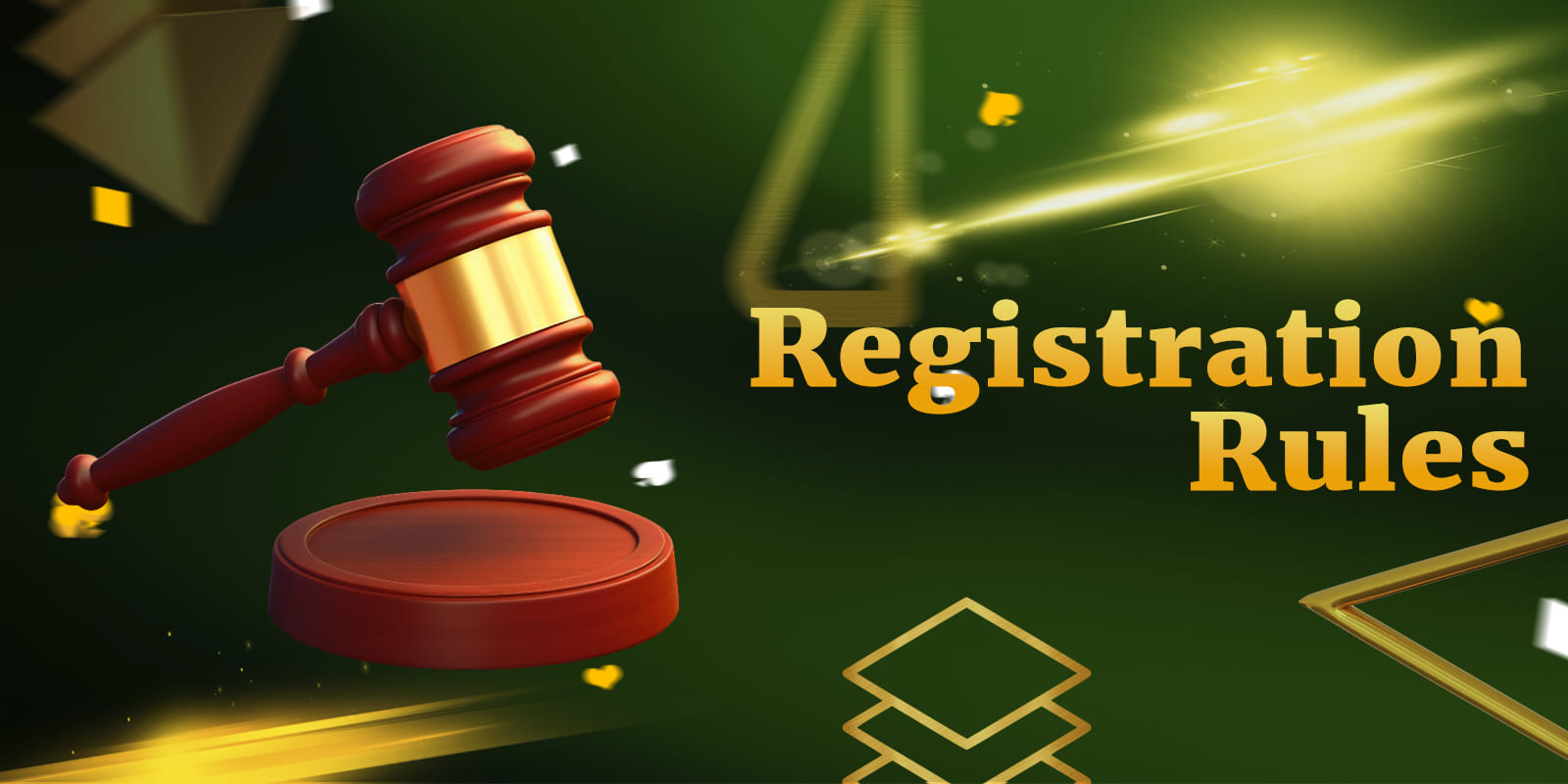 Rules of registration on Betjee platform